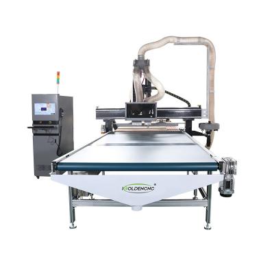 China Acrylic PVC Wood Engraving Cutting 1500*3000mm ATC Cnc Router Wood Working Cabinets Nesting Cnc Router With Drilling Head for sale