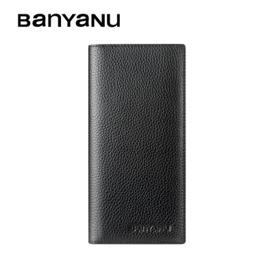 China High Quality Long RFID Men's New Ultra Thin Leather Wallet Youth Business Dollar Clip for sale