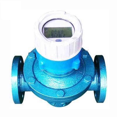 China Cast Iron Digital Heavy Oil Fuel Flow Sensor / Oval Speed ​​/ Oil Flow Meter Flow Meters for sale