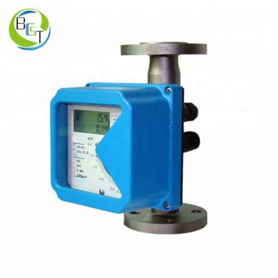 China digital water/oil/air metal tube rotameter with output JC-052 for sale