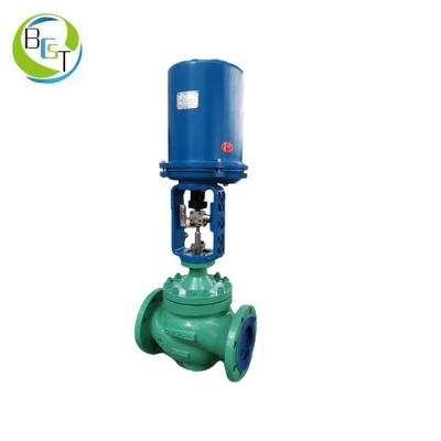 China General Electric Cage Guided Single Seat Globe Control Valve for sale