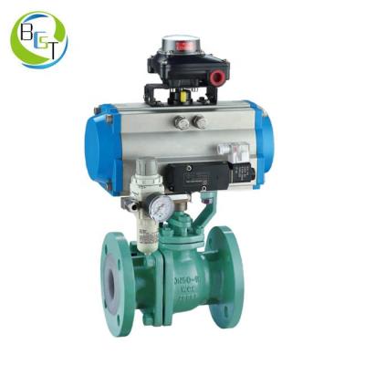 China General Acting Double Pneumatic Actuated Ball Valve for sale