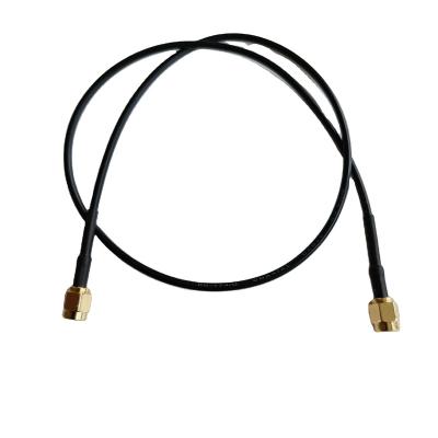 China 50Â ± 1.5Î © Male To Female Bulkhead Mount RG174 Extension 1M Cable for sale