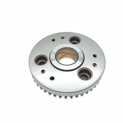 China Steel For YBR125 YBR 125cc One Way Overflowing Tailoring Clutch Start Clutch Gear Clutch Universal Motorcycle Spare Parts for sale