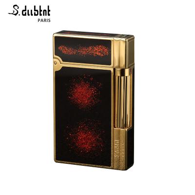 China Classic High End S.dubtnt Gas Lighter , Brass Cigar Lighter With Gift Box for sale