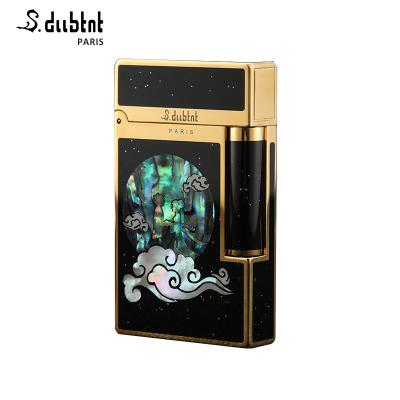 China S.dubtnt Gas Brand Classic High End Flint Lighter Wheel Inflatable Lighter Gas,Valentine's Day Gift for sale