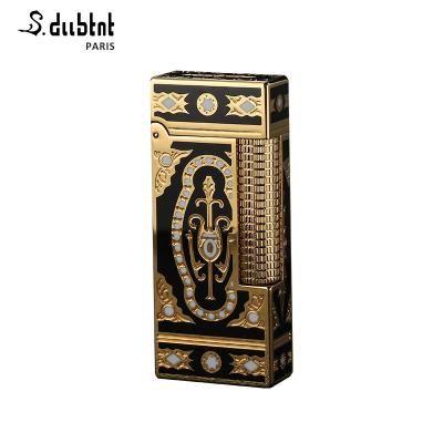 China S.dubtnt Gas Retro High End Lighter Creative Boutique May Wish Wind Lighter With Gift Box for sale