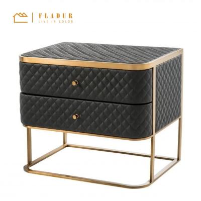 China Modern eco-friendly acrylic metal round stainless steel nightstand bed side table living room furniture small wooden bedroom for sale