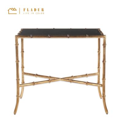 China The coffee table has frosted brass carvings are gorgeous, mimicking resilient bamboo, with an oriental feel dinnning table for sale