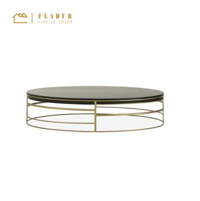 China Nordic Glass Top Visitor Coffee Table Office Restaurant Coffee Table Round Round Coffee Table for sale