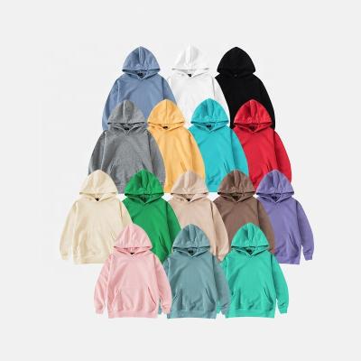 China French 320gsm Anti Shrink Terry Kids Hoodies Winter Boys Clothes Blank Sweatshirts Custom Embroidered Hoodie For Kids for sale