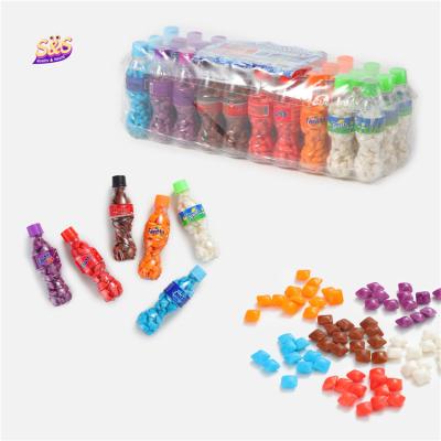 China 6 Taste Natural Soda Mix Soft Drink Shaped Xylitol Sticks Fruit Bubble Gum For Kids for sale