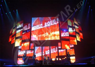 China Small Pixel 1/16 Scan Indoor Advertising LED Display / HD Stage Background LED Screen for sale