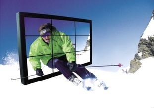 China Backboard Fastened 3D LED Screens , Advertising Outdoor LED Display Billboard for sale