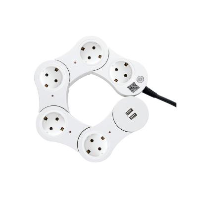 China Each Module Can Be Disassembled AC 110~250V Low Voltage Over Voltage Power Stripe With USB WIFI Smart Plug 65W 65W GaN Charger Fast Charge for sale