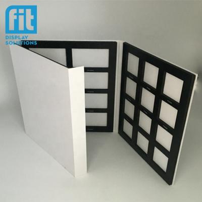 China Custom Brand Store Fashion Display Tile Sample Book Quartz Stone Sample Book for sale