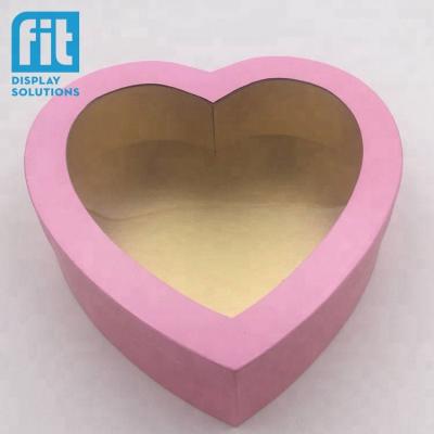 China 2018 Materials Hot Sale Customized Cardboard Christmas Gift Boxes Recycled Packaging Pink Gift Box for sale