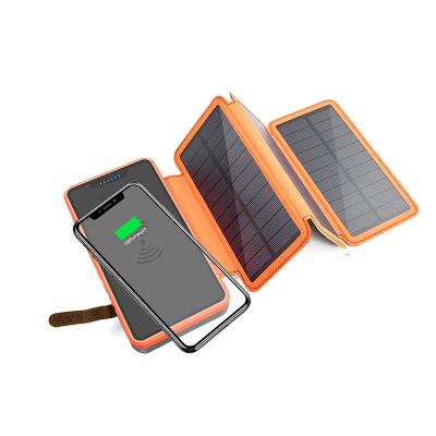 China Hot Selling Factory 8000mAh Dual USB LED Lights Power Bank 8000mAh Portable Slim Solar Power Bank for sale