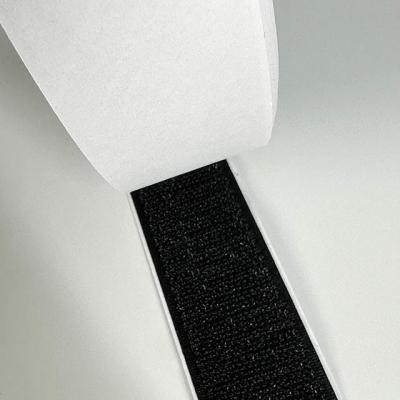 China Hot Melt PUR Velcro Hook Tape 999N 25mm Hook And Loop Kleefband Te koop