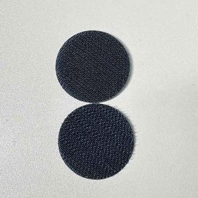 China OEKO-TEX 100 Black Velcro Dots Patch Hook And Loop Dots op maat Te koop