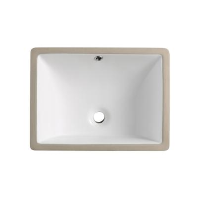 China CUPC Modern Hot Sale Bathroom Cabinet Vanity Rectangular Under Counter Basin Cheap Price Ceramic Undermount Sink for sale