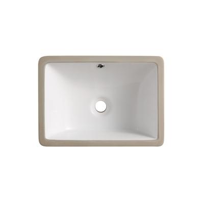 China CHAOZHOU Modern factory sanitary ware 1611 undermounted rectangular ceramic basins CUPC sink for bathroom for sale