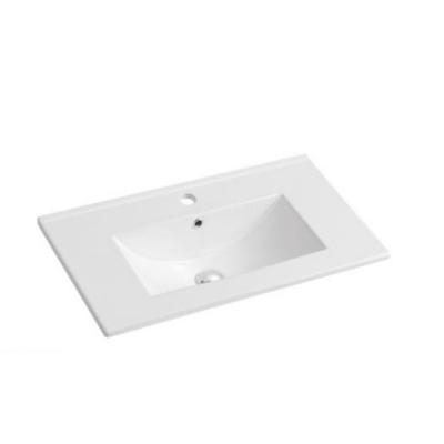 China Modern Ceramic Lab Right Side Bathroom Sundowner Slim Edge Basin Above Counter Cabinet Basin Mount Sinks for sale