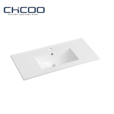 China Modern CE caetified Chaozhou Modern Style Bathroom Cabinet Bathroom Sinks Ceramic Sanitary Ware Vanity Counter Top Basin for sale