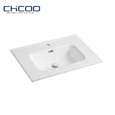 China CHAOZHOU Modern Sanitary Ware Cabinets Wholesale Thin Edge Basins Drop To Gloss White Wash Sinks Above Counter Basins for sale