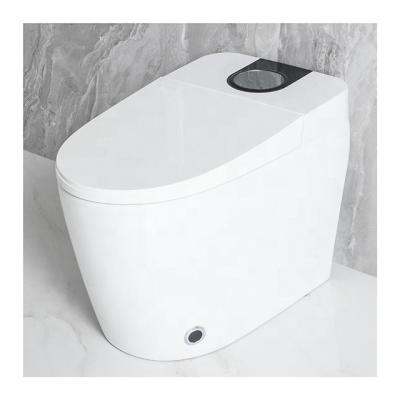 China Fashion Modern Ceramic Toilet Cover Smart Toilet Brush Black Smart Fashion Hotel Toilet for sale