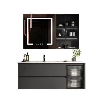 China Bathroom Cabinet Basin Bathroom Cabinet Set Modern Luxury Bathroom Cabinet for sale