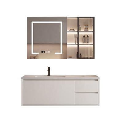 China Modern luxury under sink storage bathroom cabinet laundry cabinet bathroom led bathroom mirror cabinet for sale