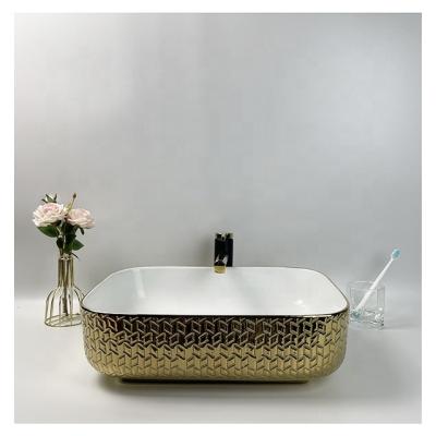 China Modern Solid Outdoor Basin Wash Basin Rectangular Wash Basin for sale