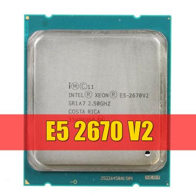 China Best Server Ready Running Offer For Intel Xeon E5-2670 V2 CPU 10 CORE 2.5GHz 25MB 115W PROCESSOR E5 2670V2 for sale