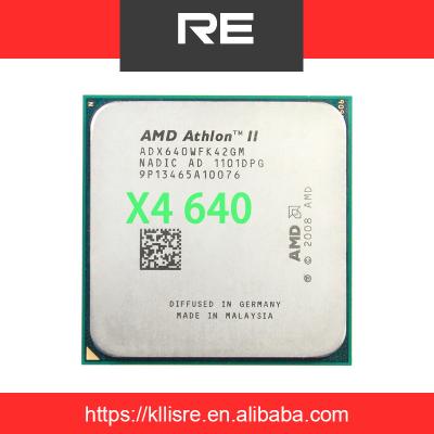 China Desktop Ready Stock Best Offer For AMD Athlon X4 640 Processor 3.0GHz 2MB Quad-Core Socket AM3 Desktop CPU for sale