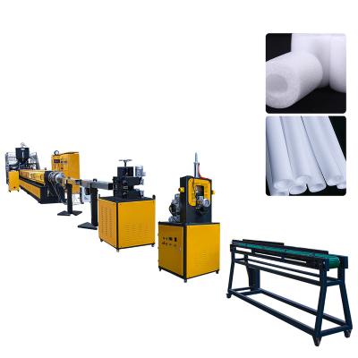 China Plastic PIPE EPE Foam Tube Extruder Rod PE Foam Pipe Making Machine for sale