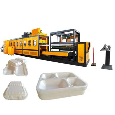 China Disposable Hotels PS Polystyrene Thermocol Foam Dishes Lunch Box Containers Making Machine for sale