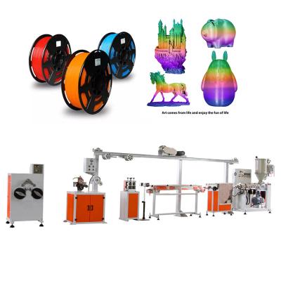 China Yarn ABS PLA 3D printer filament extrusion production extruder line for sale