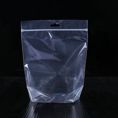 China BPA Free And Recyclable PE Material Plastic Poly Packaging Zipper Transparent Clear Ziplock Zip Lock Bag for sale