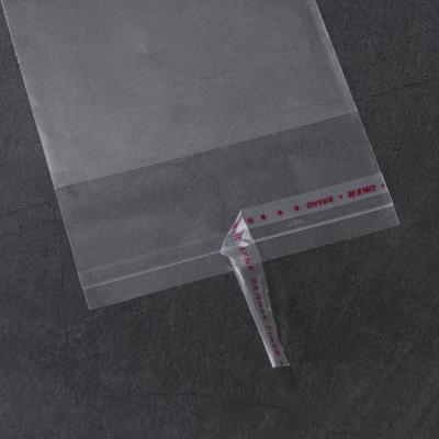 China Transparent Security Unprited Clear Self Adhesive Opp Bag for sale