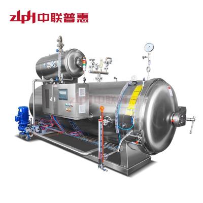 China Automatic Glass Jars Sterilization Water Spray Retort Machine Food Sterilizer Autoclave Beverage Use for sale