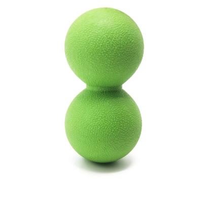 China Custom Logo Colorful Solid Durable Yoga Massage Ball Band Peanut Massage Ball Fitness Equipment for sale