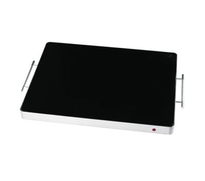 China Easy to use and portable high quality glass panel 400w electric heating tray for home kitchen for sale