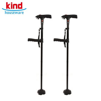 China 4 Legs Walking Stick Feet Rubbeer Foldable Aluminum Walking Stick Cane for sale