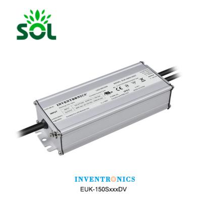 China Low Bay Inventronics EUK Series 150W 90-305Vac Programmable PWM Dimmable Led Driver for sale