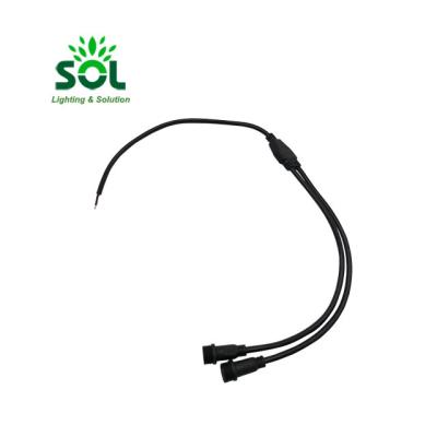 China Outdoor LED Lights Flexible 1 Input 2 Outputs IP68 Waterproof Connector For Outdoor LED Lights for sale