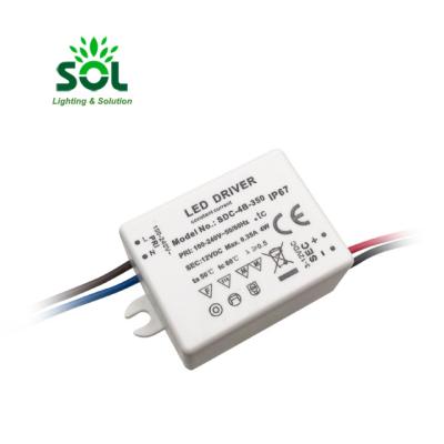 China Fridge Fan /Outdoor Lighting Input Voltage 100-240V Option 4W 350mA IP67 Waterproof LED Driver Module for sale