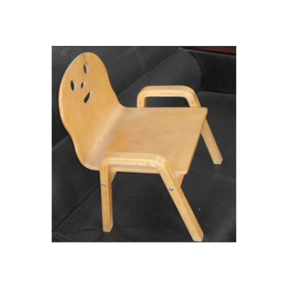 China New Design Modern Smile Face Chair From Bent Wood Children's Furniture Wooden for sale