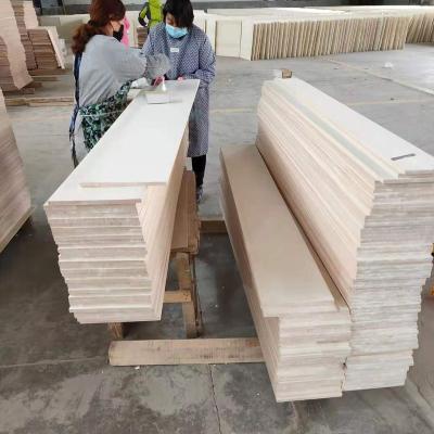 China Cheap Construction Decorative Wood Paulownia Strip Anti-water Solid Wood Batten Price for sale