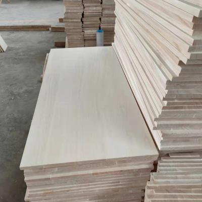 China Anti-water factory wholesale price board edge glued paulownia wood for sale